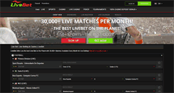 Desktop Screenshot of livebet.com